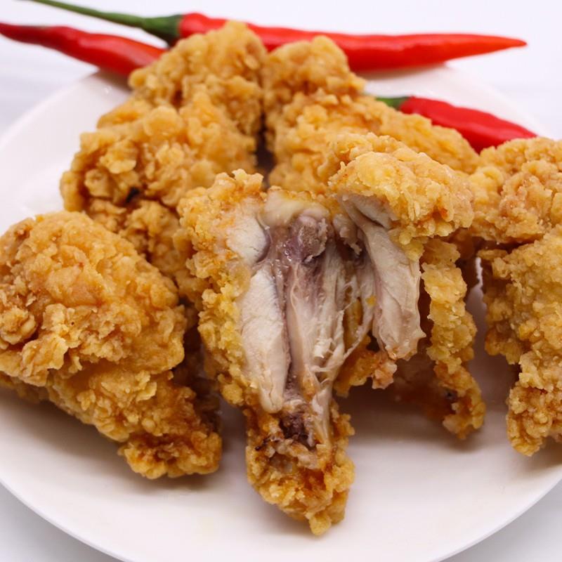 新品孚德香辣鸡翅根商用冷冻半成品炸鸡翅小鸡腿裹粉吮指油炸小吃