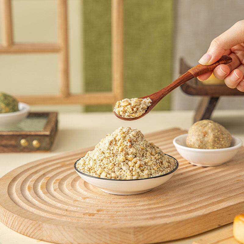 新品低糖椒盐花生酥月饼馅料红豆沙绿五仁咸蛋黄肉松糕点原材料家