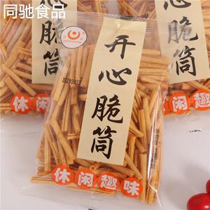 正川开心脆筒劈柴锅巴香脆油炸膨化食品独立包装下酒零食追剧小吃