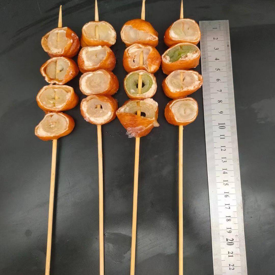 新品整件大蒜肥肠串烧烤食材炸串铁板烧冷冻半成品网夜市摆摊商用