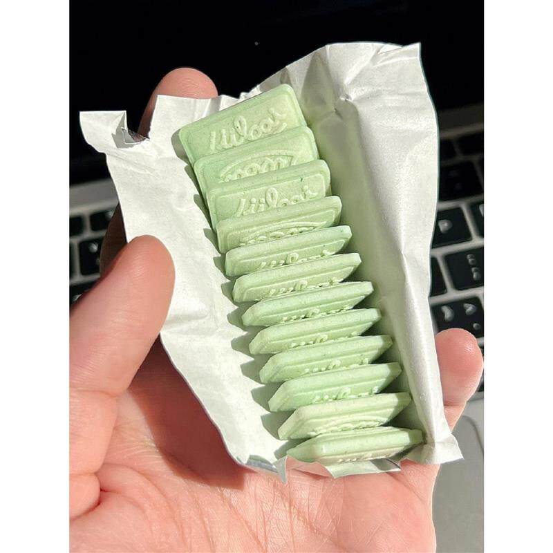 绿白抹茶牛乳片新西兰奶源