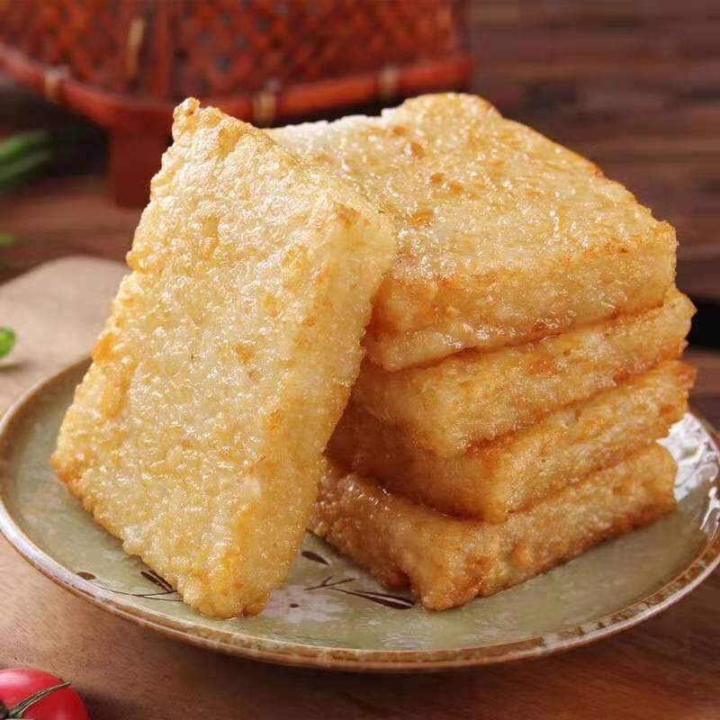 新品糯米粢饭糕糍粑200片徽味原味糍糕米糕早点粥店油炸小吃商用