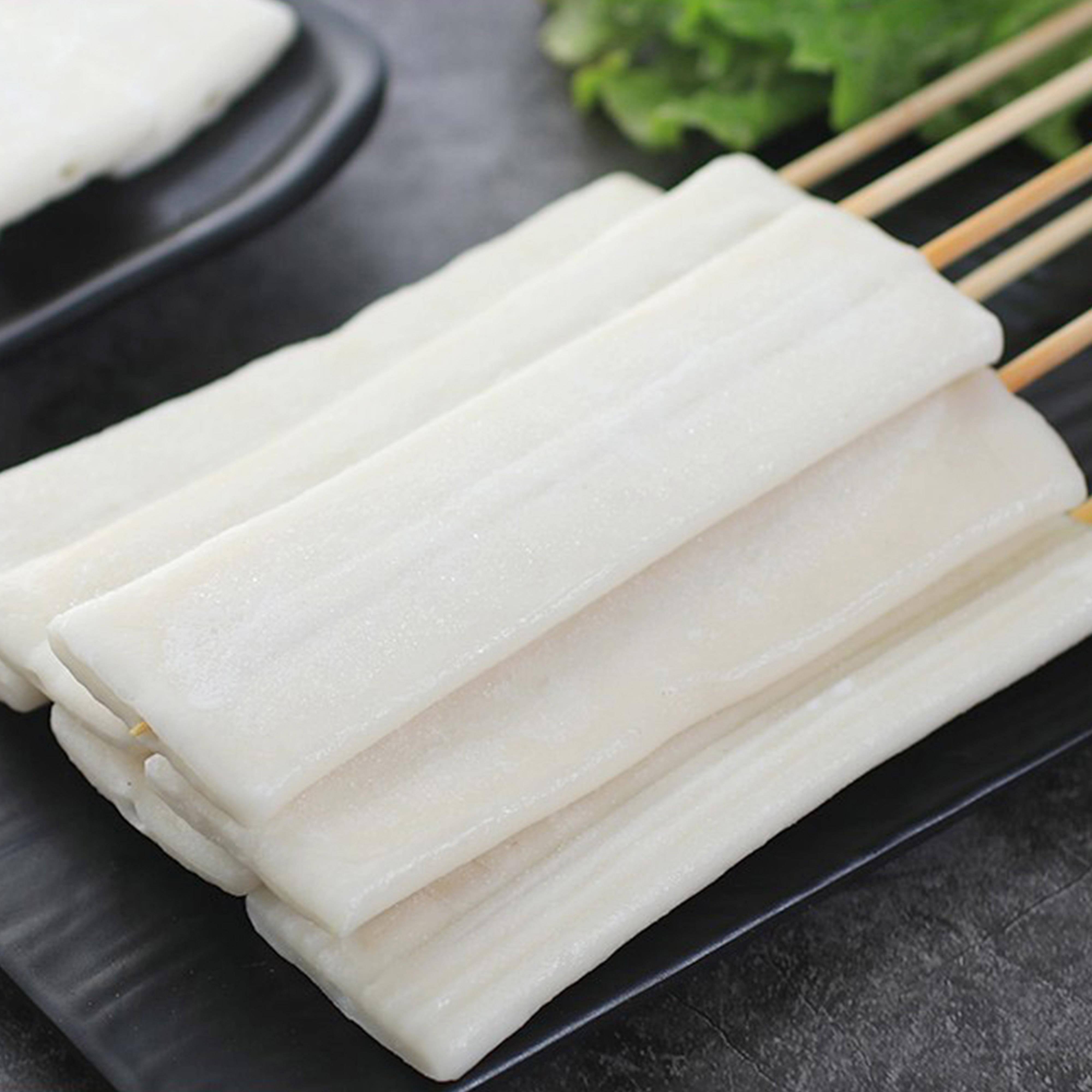 新品烧烤脆皮年糕排年糕串商用油炸小吃食材网红年糕纯手年糕条半