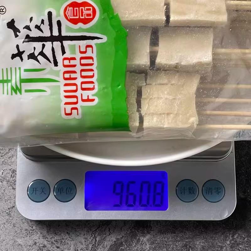 新品千叶豆腐串烧烤油炸食材半成品爽滑麻辣烫钵钵鸡串素华千耶豆