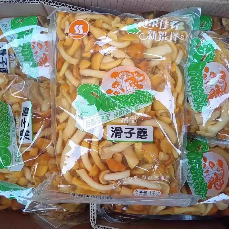 1000g新鲜东北特产滑子菇