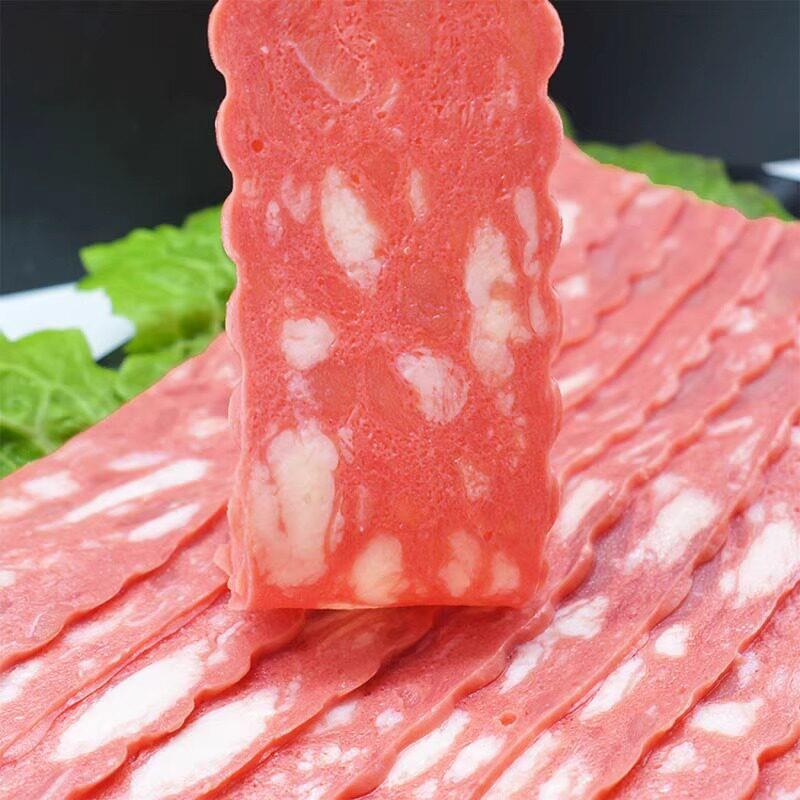 新品雪花肉片1.5kg三明治烧烤披萨烘焙手抓饼食材火锅麻辣烫仿培