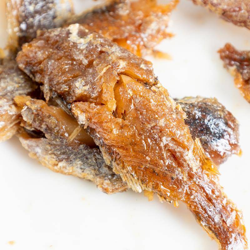景旭黄花鱼香酥小黄鱼干原味香辣即食鱼排海鲜零食散装烟台特产