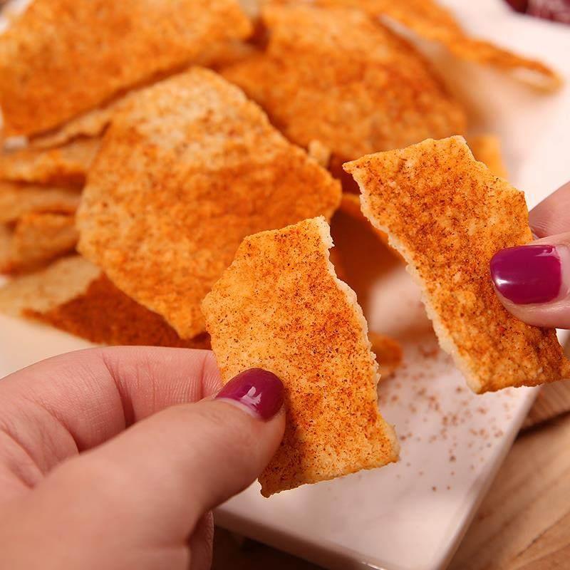 临汉门手工花椒锅巴麻辣味散装整箱休闲食品网红零食解馋小吃