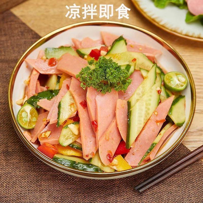 津海岩江海八宝富贵肠500g烧饼夹肠火烧凉拌菜圆火腿淀粉肠