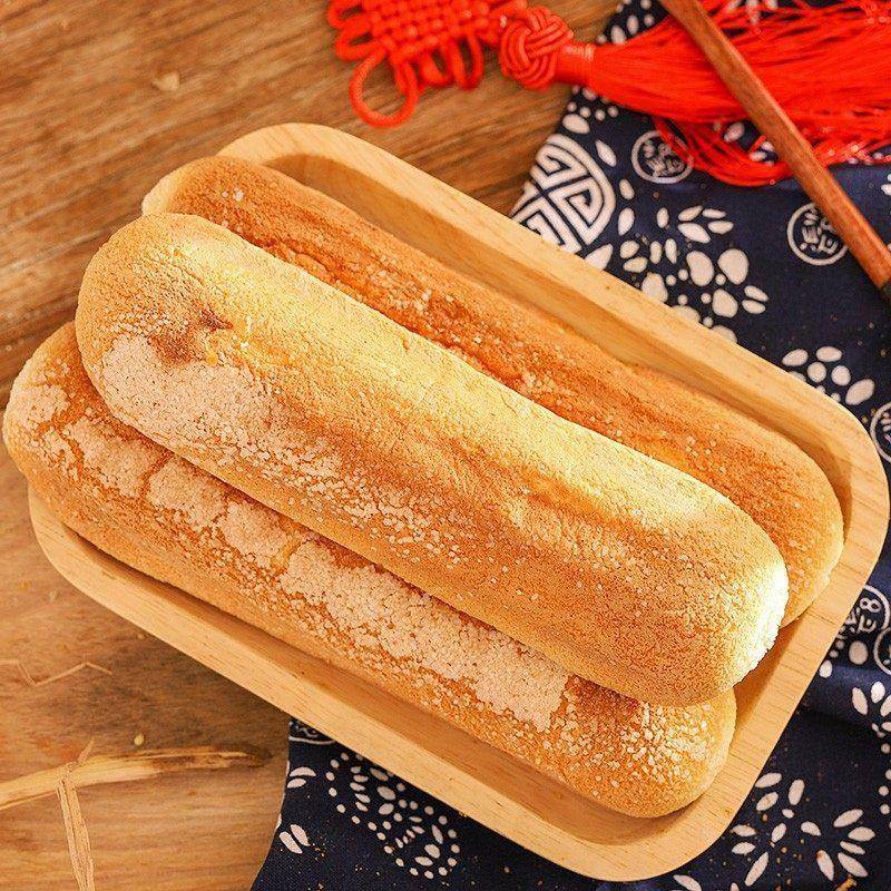 东北老式零食牛舌饼长白糕500g特产糕点传统老式糕点甜点心长条