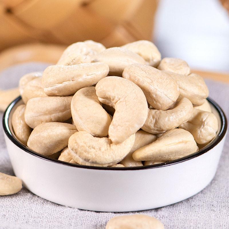 原味生腰果仁大颗粒盐焗熟腰果商用烘焙越南特产坚果零食散装