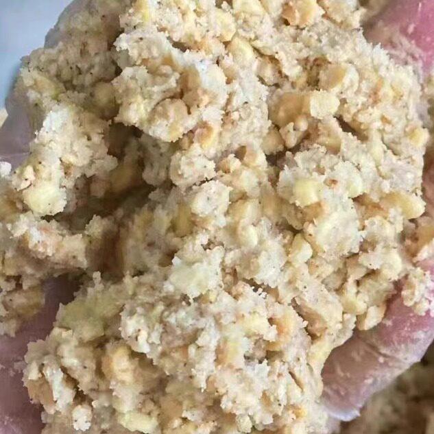 新品永旺花生芝麻酥1kg椒盐黑芝麻香葱青豆商用月饼馅料小酥肉酥