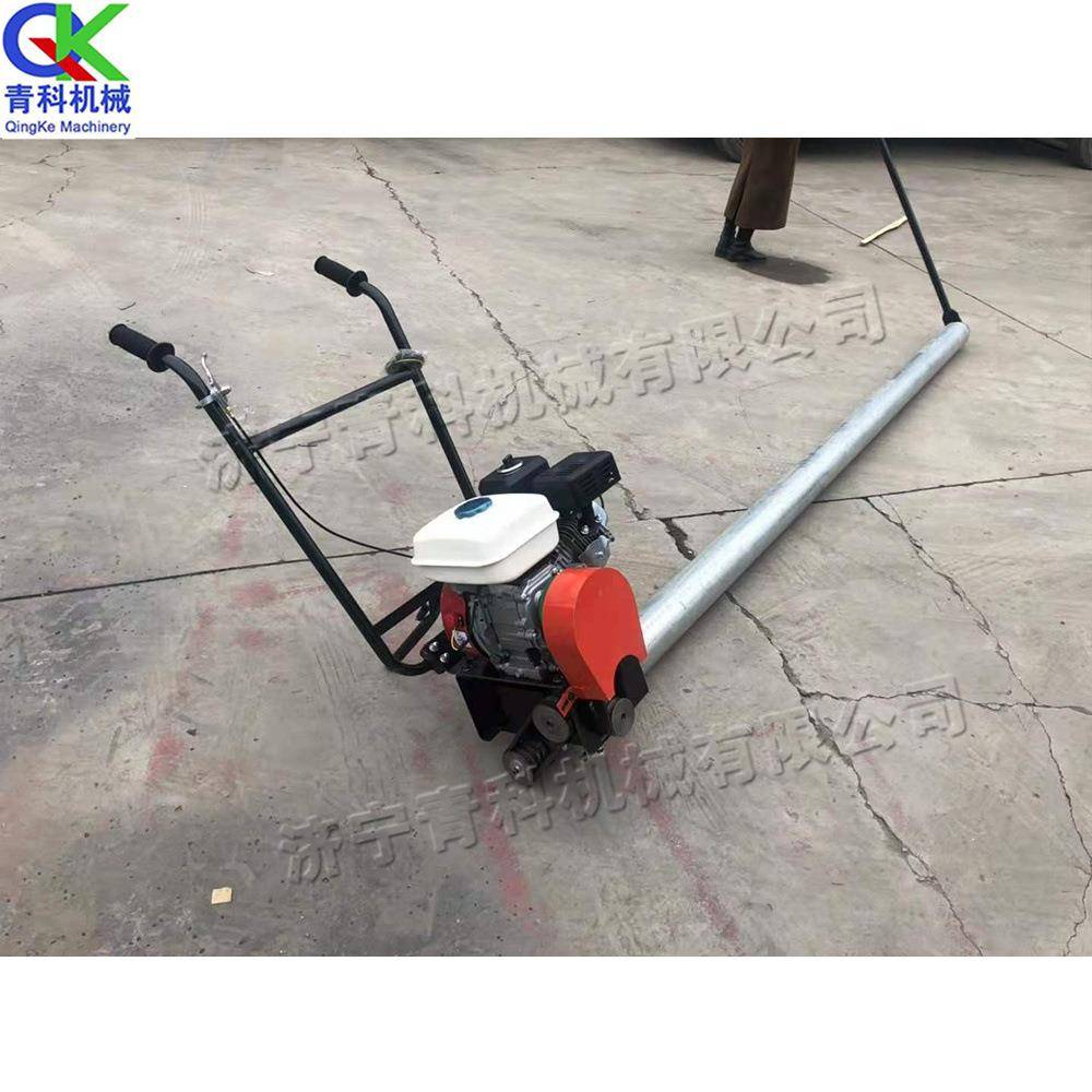 电动滚轴滚平机道路施工混凝土摊铺机滚筒式单轴路面整平机