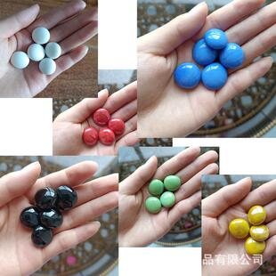 陶瓷扁珠雨花石水培花卉盆栽装饰用玻璃石鱼缸造景摆件石头