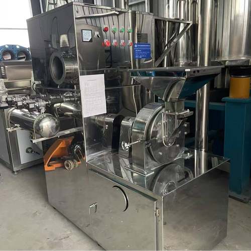 二手脉冲除尘粉碎机水冷不锈钢打粉机WF-350脉冲除尘粉碎机