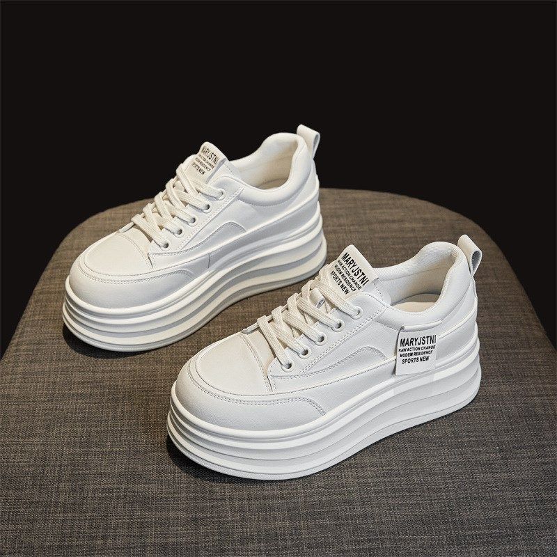 小白鞋女鞋2e025春季新款内增高百搭松糕厚底休闲透气网面夏季板,女鞋,休闲板鞋,淘宝优惠券,粉丝福利购,淘宝优惠卷