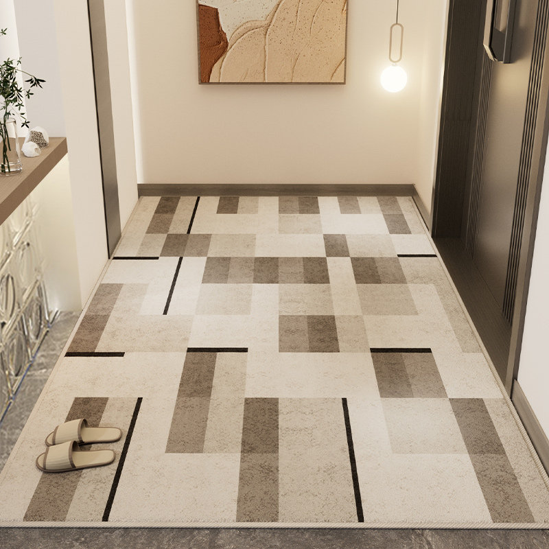 可裁剪地垫入户门垫高级感简x约进门口脚垫原木风茶室地毯玄关全,居家布艺,入户地垫,淘宝优惠券,粉丝福利购,淘宝优惠卷