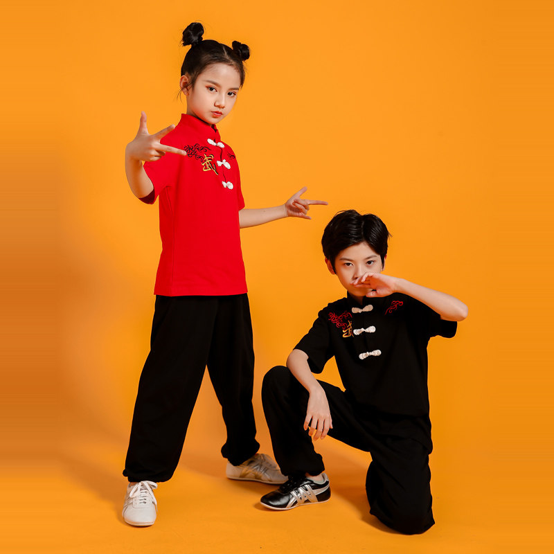 六一儿童武术服装功夫男童幼儿园少F儿训练表演出学生武术练功服