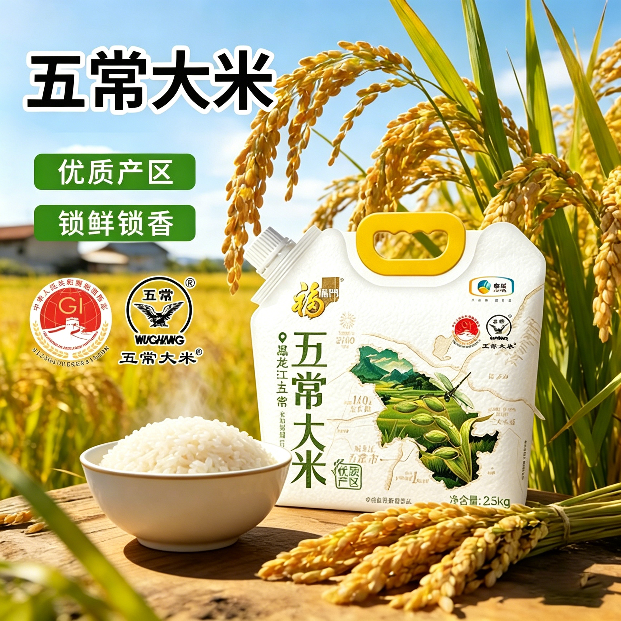 福临门五常大米2.5kg优质产区