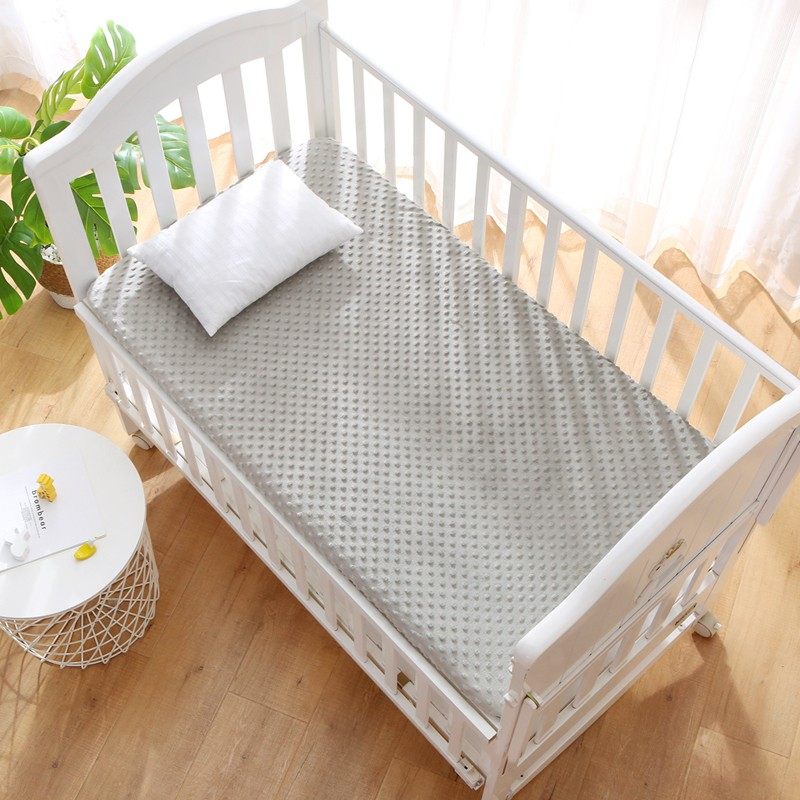 婴儿床笠秋冬床单儿童加厚保暖豆豆绒水晶绒宝宝床罩婴儿床上用品,婴童用品,床单,淘宝优惠券,粉丝福利购,淘宝优惠卷