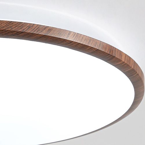 中古风超薄卧室吸顶灯新中式书房全光谱护眼圆形复古高级氛围装饰