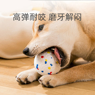 狗狗玩具弹力球耐咬磨牙柴犬柯基金毛中大型训狗专用宠物解闷玩具