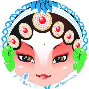 非遗传统手工油纸伞儿童古典仕女卡通脸谱舞蹈表演伞幼儿园装饰伞