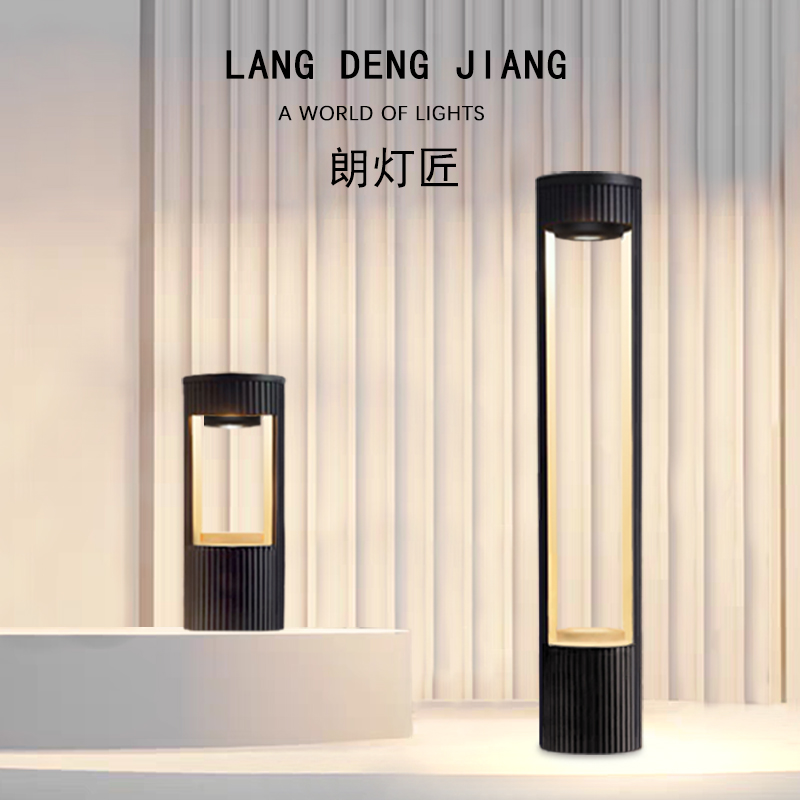 太阳能庭院灯户外防水花园灯铝材高端景观灯别墅草地埋灯室外草坪