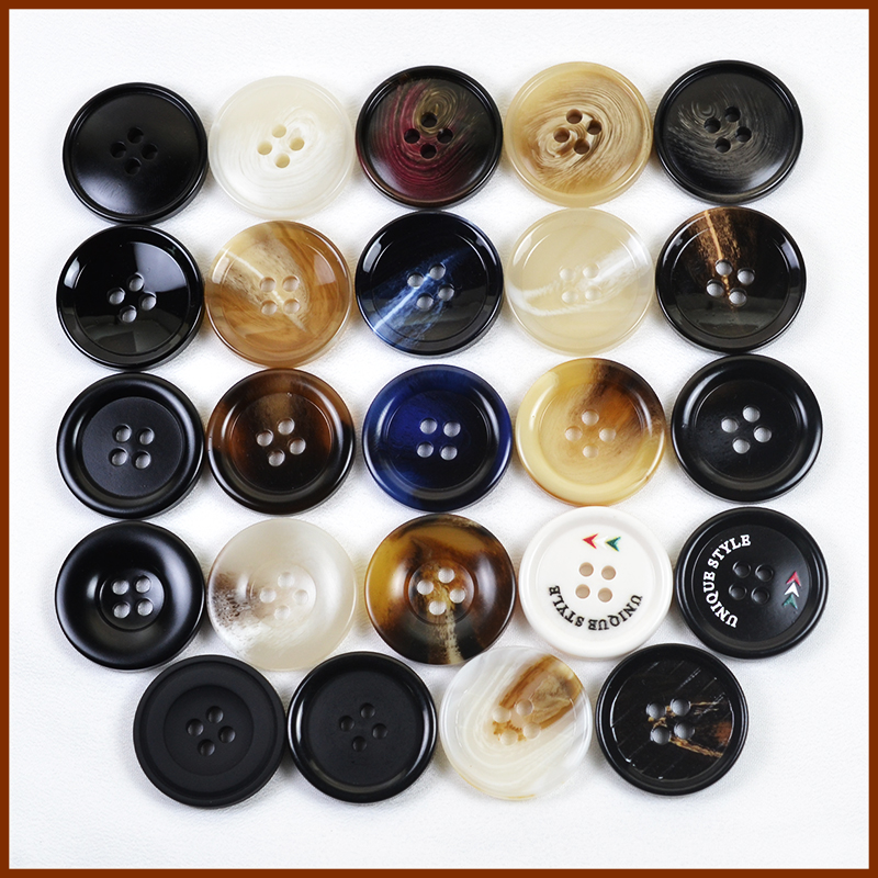 扣子呢大衣风衣纽扣百搭圆形毛衣开衫钮扣上衣女高档西装男裤子扣