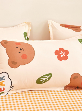 水洗棉被套单件学生宿舍单人被罩150x200x230磨毛被单床单180冬季