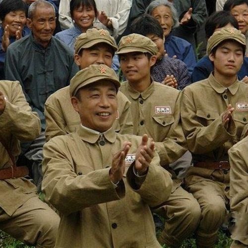 50式志愿军装成人土黄色老式解放装军抗美援朝红八路军演出服包邮