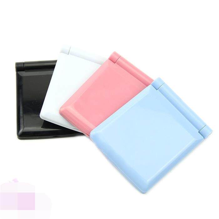 镜子化妆镜家用粉嫩少女心带灯镜子便携化妆镜小led化妆镜台灯镜