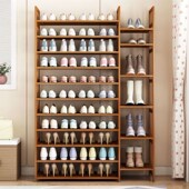 楠竹鞋 柜省空间置物架 架子门口超大容量多层防尘家用经济型简易鞋