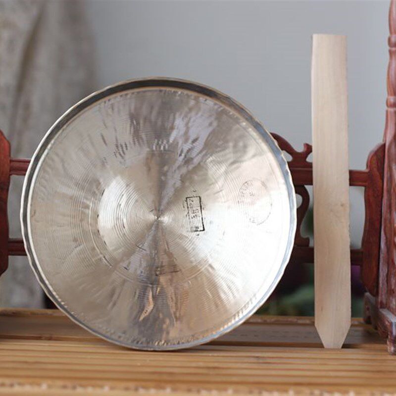 玄鹤锣鼓铜锣手锣小锣锣鼓镲22厘米手锣响铜送锣板戏曲表演乐器