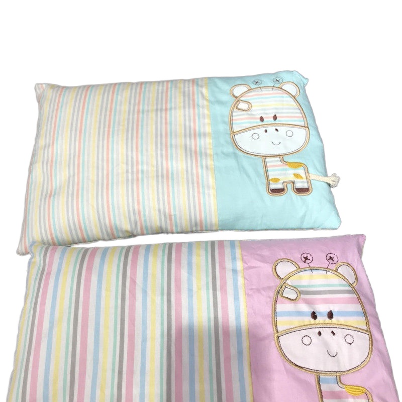 儿童荞麦枕芯小鹿单人助眠护颈保健带枕套可拆卸单个枕头一对拍2