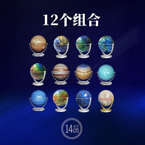 木星-太阳系八大行星仪天文球体天球月球水金地火星木土天海星