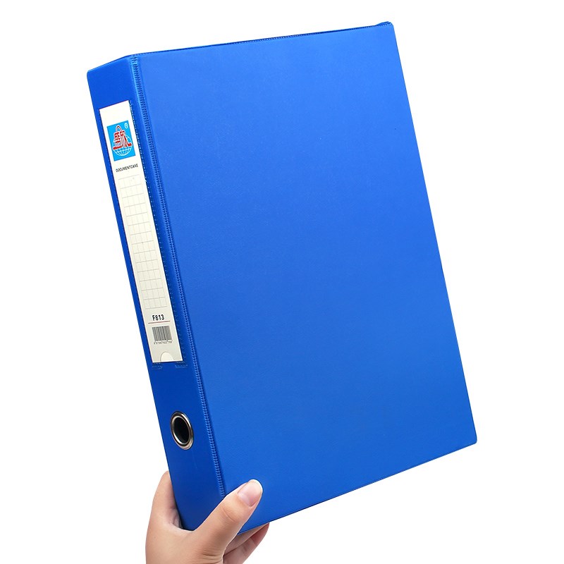 10个装盛欣档案盒pvc带夹资料盒皮革磁扣文件盒a4加大办公收纳盒