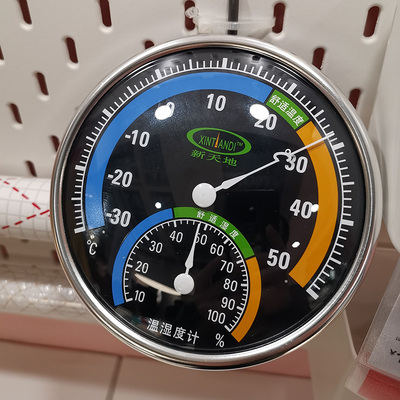 高精度指针机械式温度湿度计居家婴儿工业仓库空调室内温湿度表大