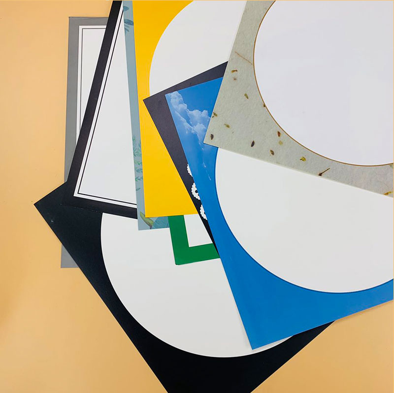 方形花边绘画硬卡纸彩铅素描儿童画室创意美术马克笔漫画仿古裱画