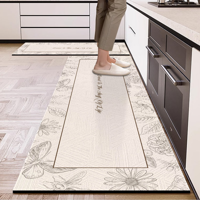 高端厨房专用地垫2024新款浴室地毯防滑防油免清洗全铺脚垫可定制