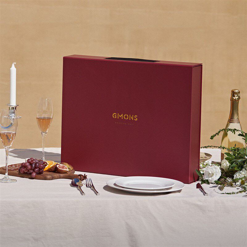 【婚庆礼盒】吉约蒙新郎结婚礼服西装男套装伴郎服高级感杏色西服