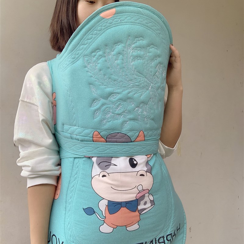 婴儿老式新生背带双肩简易两用抱娃贵州云贵川背扇腰凳传统卡通前