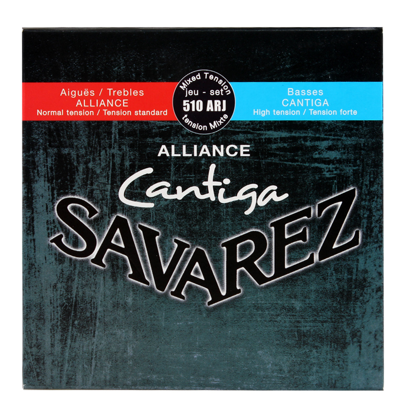 法国萨瓦列斯古典吉他弦碳纤琴弦Savarez 510ARJ混合张力