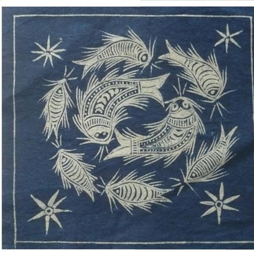 蜡染居家饰品 布料 布艺工艺品 民族手工艺品 家居饰品 民族艺画