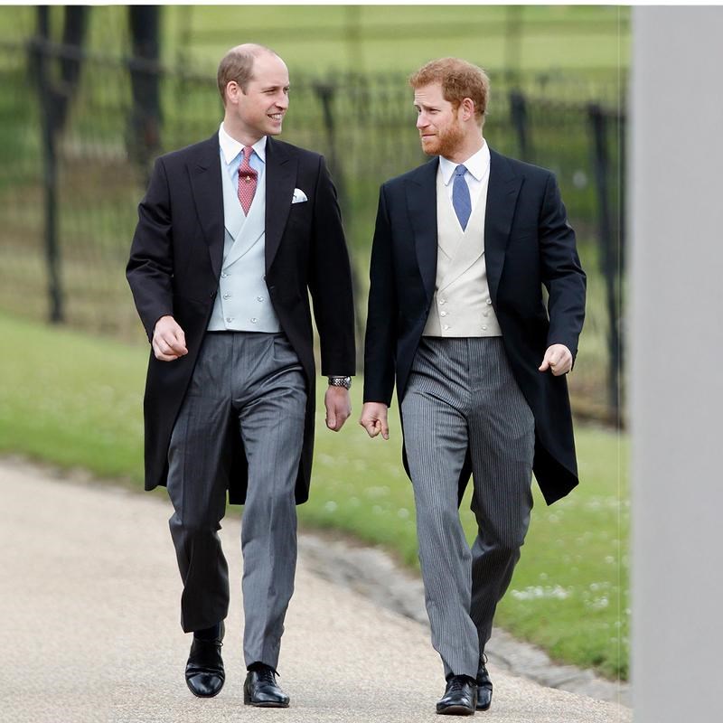 桃花源男士晨礼服燕尾服主持演出聚会艺考舞台酒吧西装结婚拍照