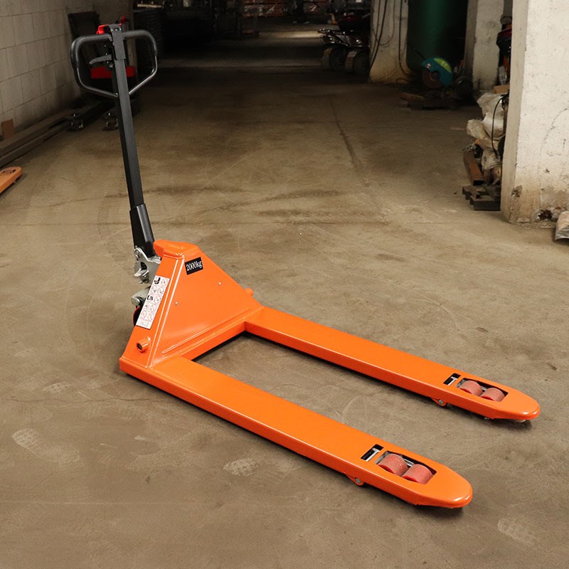 半电动搬运车电动行走拖车托盘液压平板叉车 1.5吨2吨半自动地牛