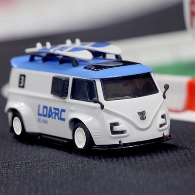 LDARC V64桌面迷你面包车微型遥控车1:64全比例电动小车亲子娱乐
