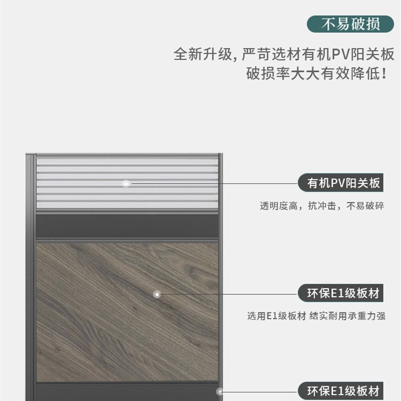 双人职员办公桌椅组合简约现代4人位6屏风卡座工位办公室电脑桌子