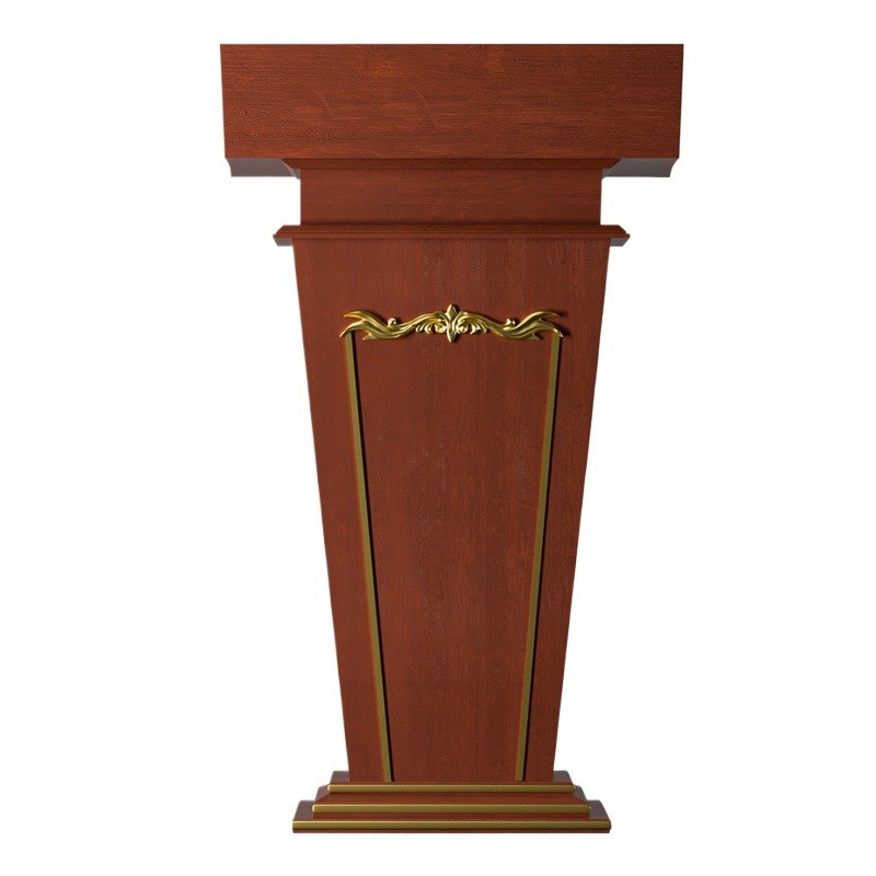 #实木教师讲台桌迎宾台餐厅接待台酒店咨客台演讲台发言台主持台