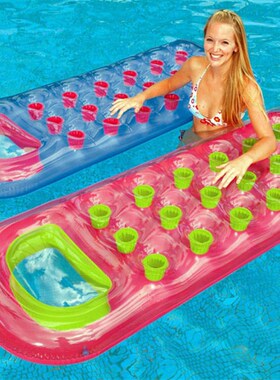INTEX59895 18洞时尚浮排 水上充气床 充气浮排 成人游泳池水排